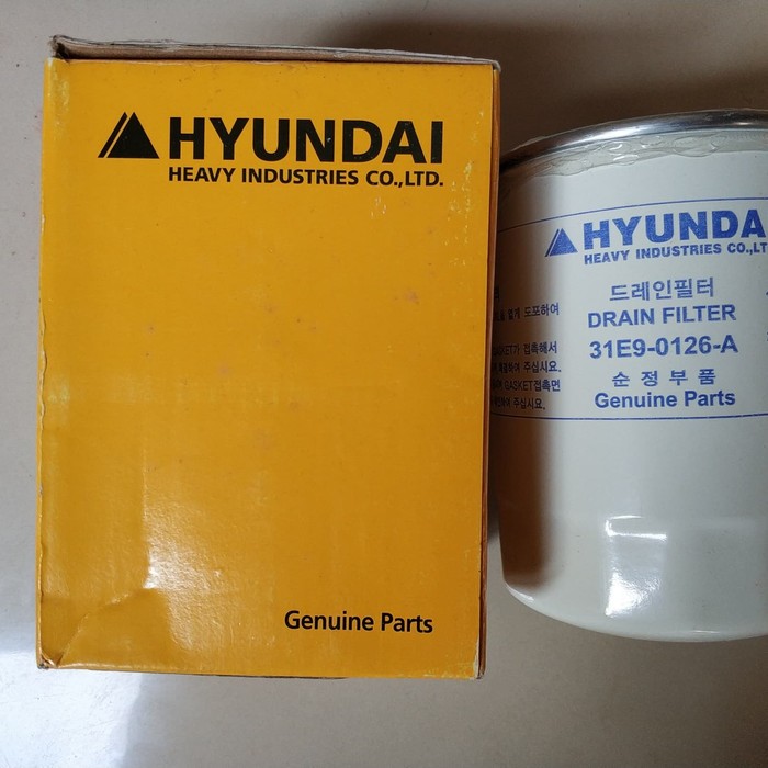 Hyundai Excavator Parts, Hydraulic Line Filter Element Oil Filter 31E9-0126