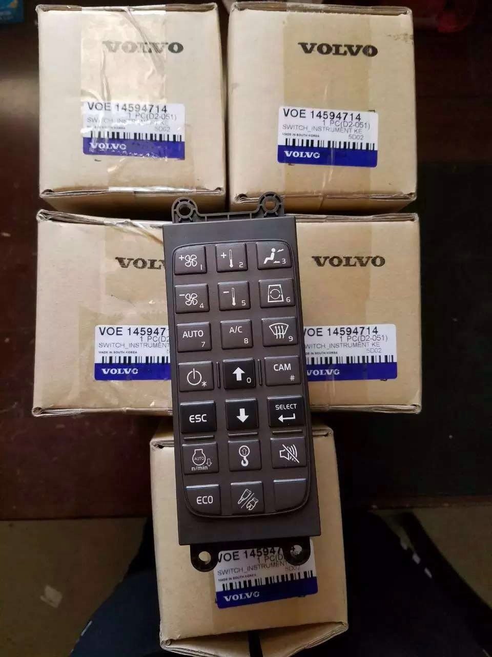 Volvo Excavator Parts, Air Conditioner Control Switch VOE14594714