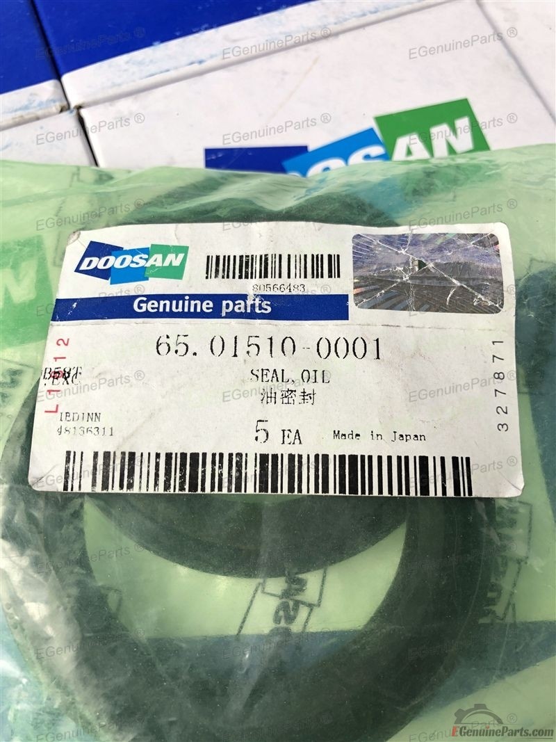 Doosan Excavator Parts, Seal Oil 65.01510-0001