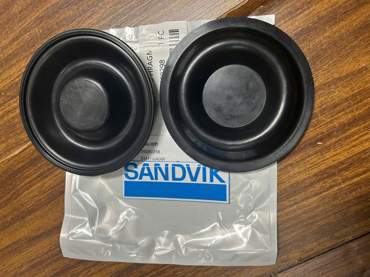 Bát ni tơ, bát da 09260298, Diaphragm for Sandvik/Tamrock  HL1000, HL1010