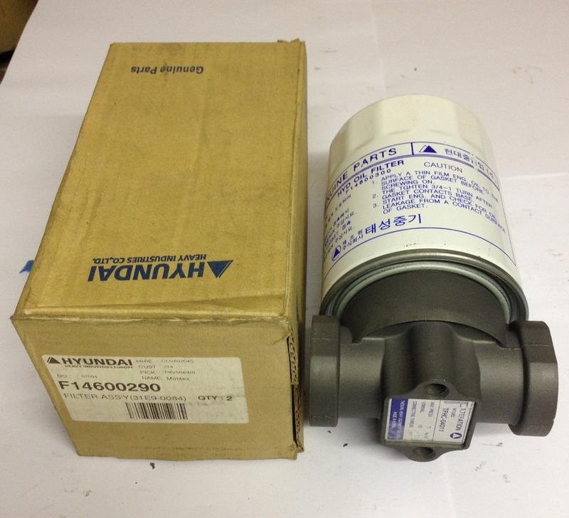 Hyundai Excavator Parts, Filter Ass'y 31E9-0084 XJDH-01241 F14600290