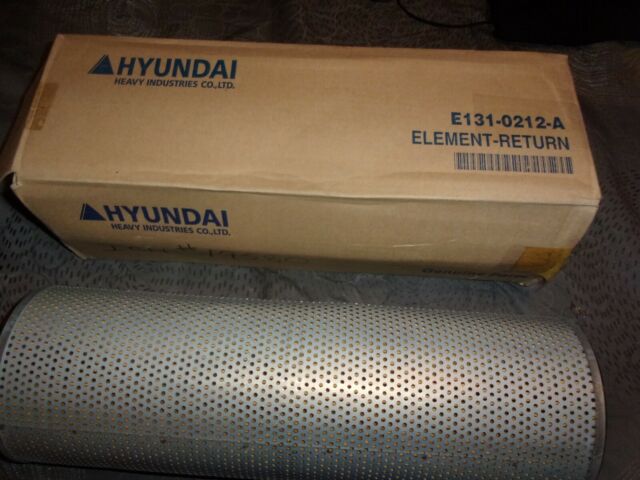 Hyundai Excavator Parts, Hydraulic Oil Return Filter Element E131-0212